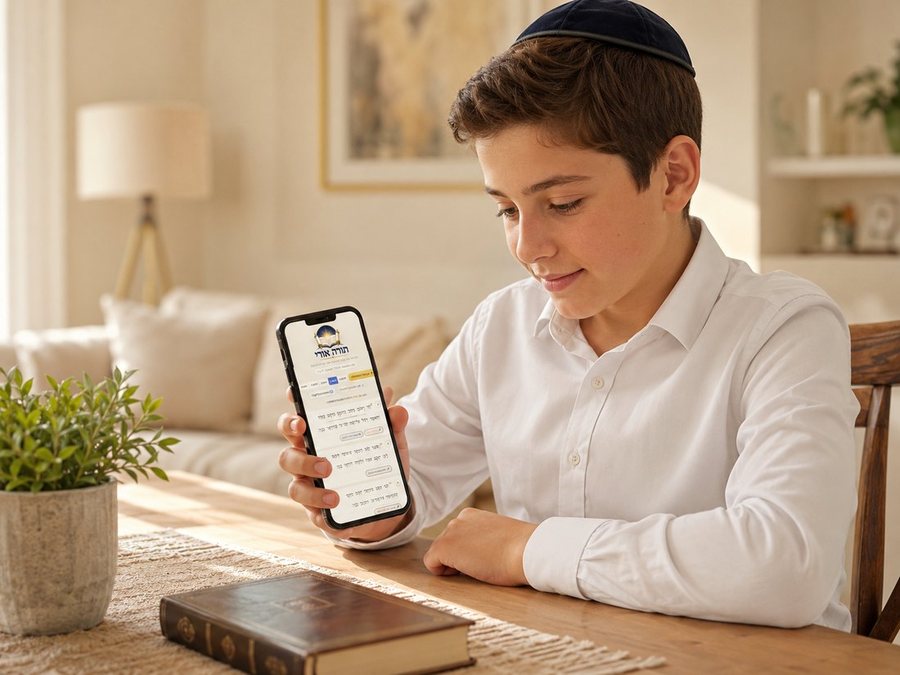 אפליקציית תורה אורי בטלפון